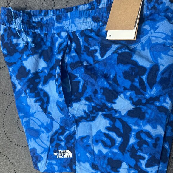 The North Face Other - THE NORTH FACE PATHFINDER HYDRO BLUE'S FLASH DRY LINED SHORTS SIZE L O M MEN $60